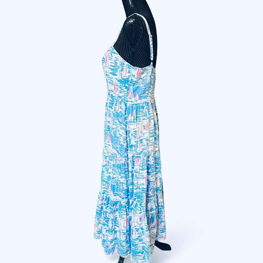 Lilly Pulitzer Analeese Dress 
Zanzibar Blue Boatylicious - Picture 7 of 12